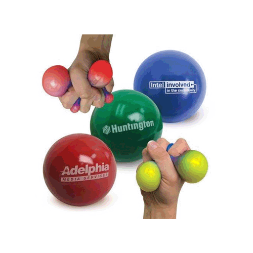 Promotional Relax Finger Exercise TPR Gel Anti Squeeze Stress Ball With Logo