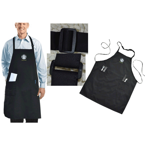 Custom Print/Embroidery Logo Cotton Apron For Home Kitchen Use