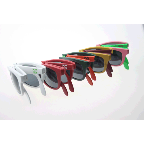Custom LOGO Fashion Cool Promotional Foldable Plastic Sunglasses
