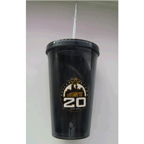 Custom 16oz/20oz/24oz plastic double walled tumbler cup with straw, promotional drinkware, gifts, UP-MDT001