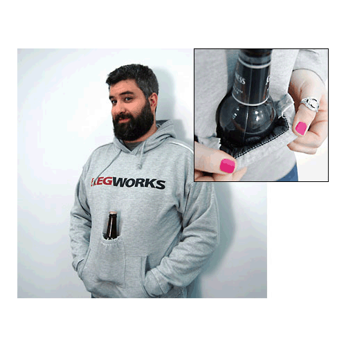 Custom top quality beer pouch hoodie, sweatshirt with your own logo and brand for advertising, UP-AH001