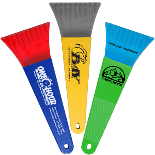 cheap promotional plastic car ice scrapers