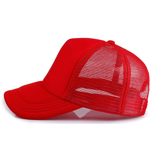 Custom cotton panel front mesh back patch baseball caps, UP-AC006