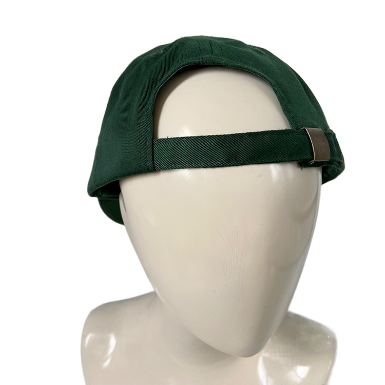 Custom 2D Embroidered Logo 5 Panel 100 Cotton Baseball Cap Hat